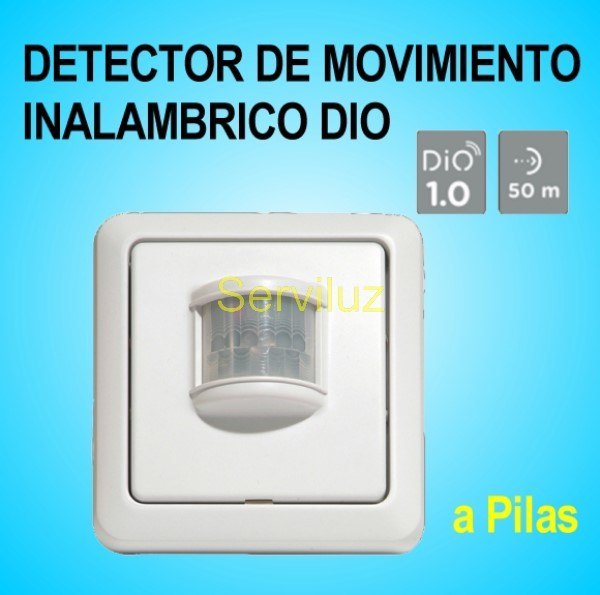 Sensor Detector de Movimiento Inalámbrico Clasic DIO a Pilas Sensor Detector de Movimiento Inalámbrico Clasic DIO a Pilas